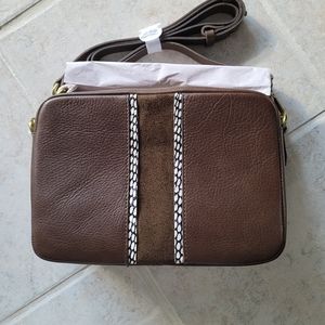 NWT MADEWELL SUEDE INSET CAMERA BAG